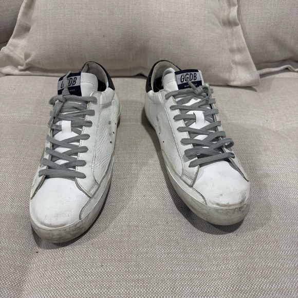 Golden Goose Sneakers in white Nappa leather with black heel. EU45 - Picture 2 of 4